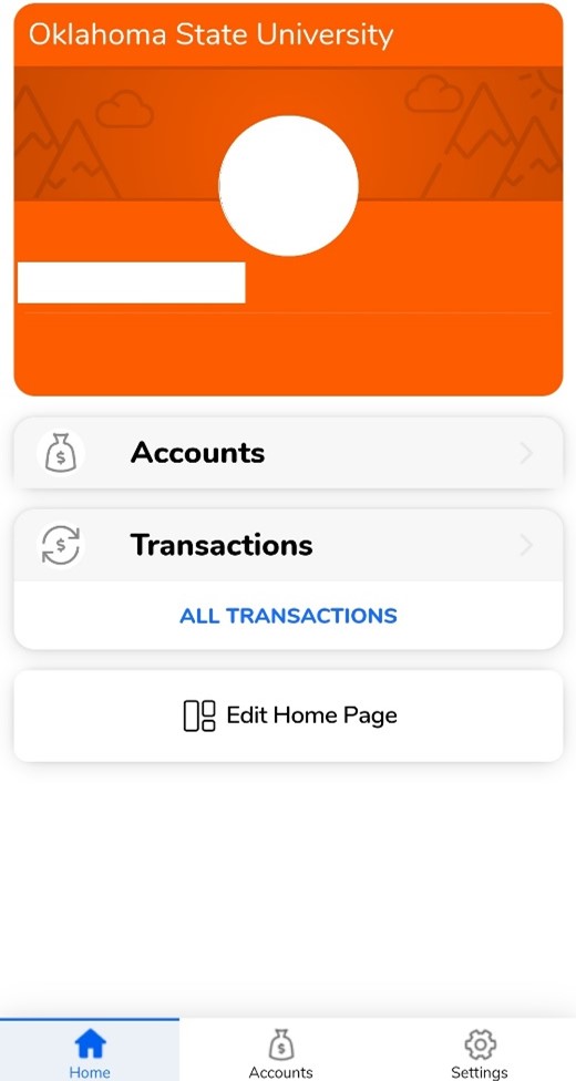 transactions page