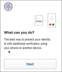 Tip on preventing identiy theft prompt