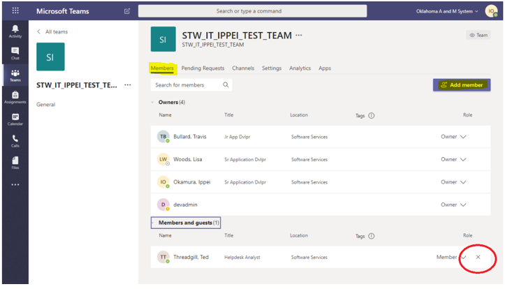 Click the add members button