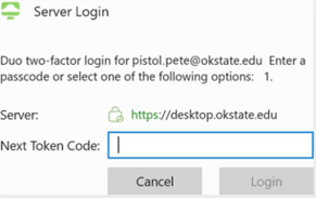 computer DUO MFA authentication